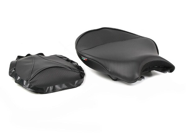 Ducati 848 / 1098 Super Bike Front Seat with Rear Cover, Black Welt.